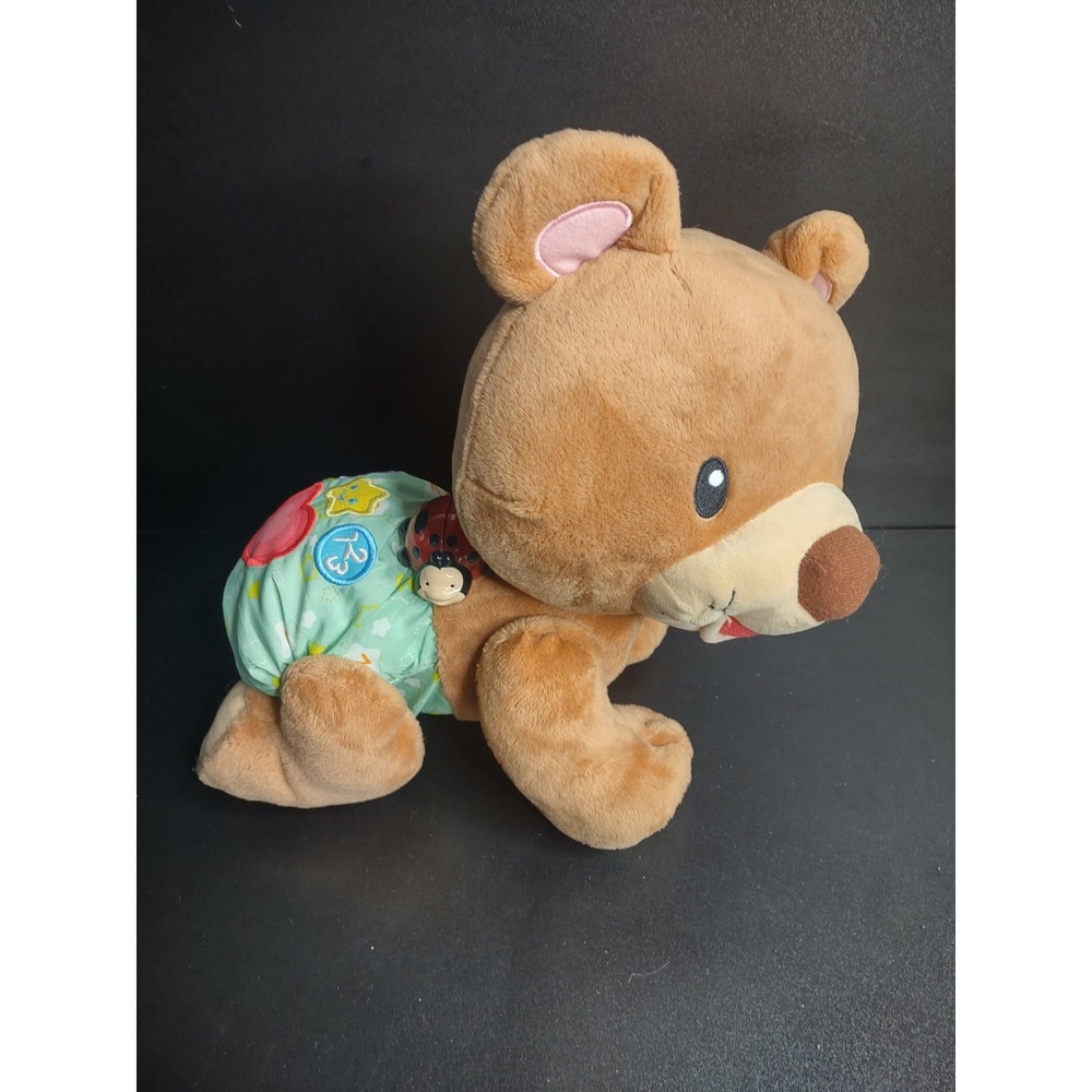 VTech Explore & Crawl Cub Bear Baby Plush Learning Toy Moves Lights Up Talks